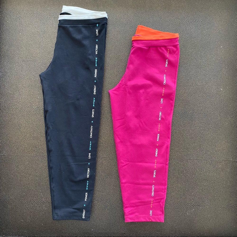 Gym capri leggings girls